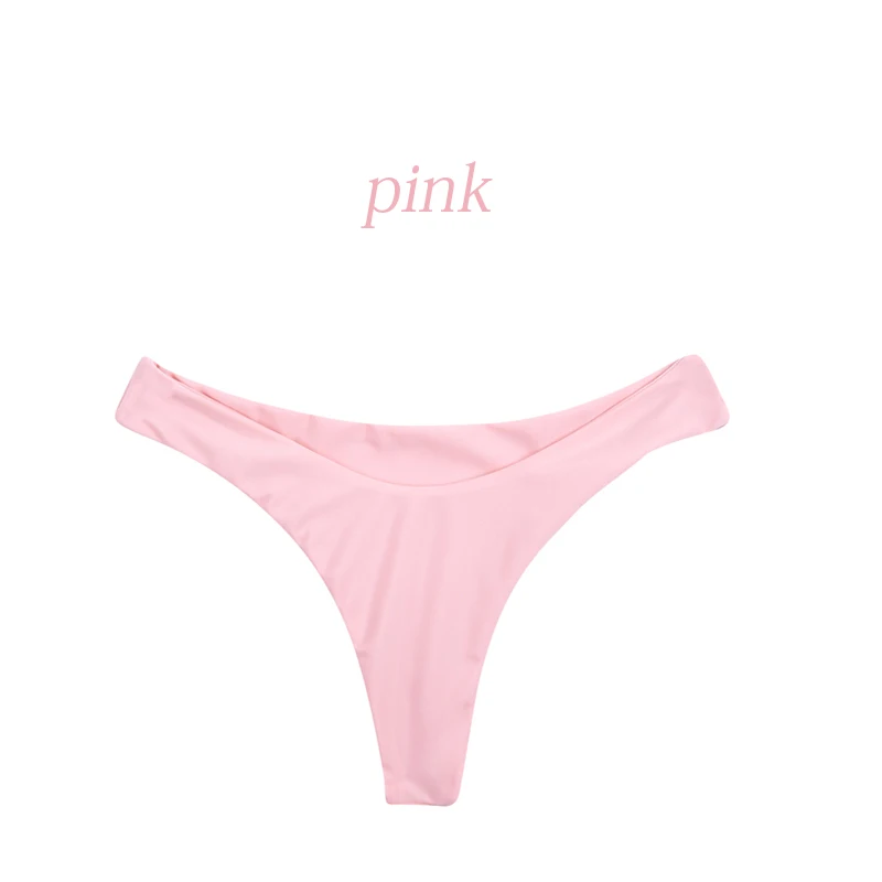 panty-pink Бразильское бикини, купальный костюм для женщин, купальник размера плюс, Одноцветный купальник, сексуальный бандо, бикини, набор, пуш-ап, Maillot De Bain Femme - Цвет: panty-pink