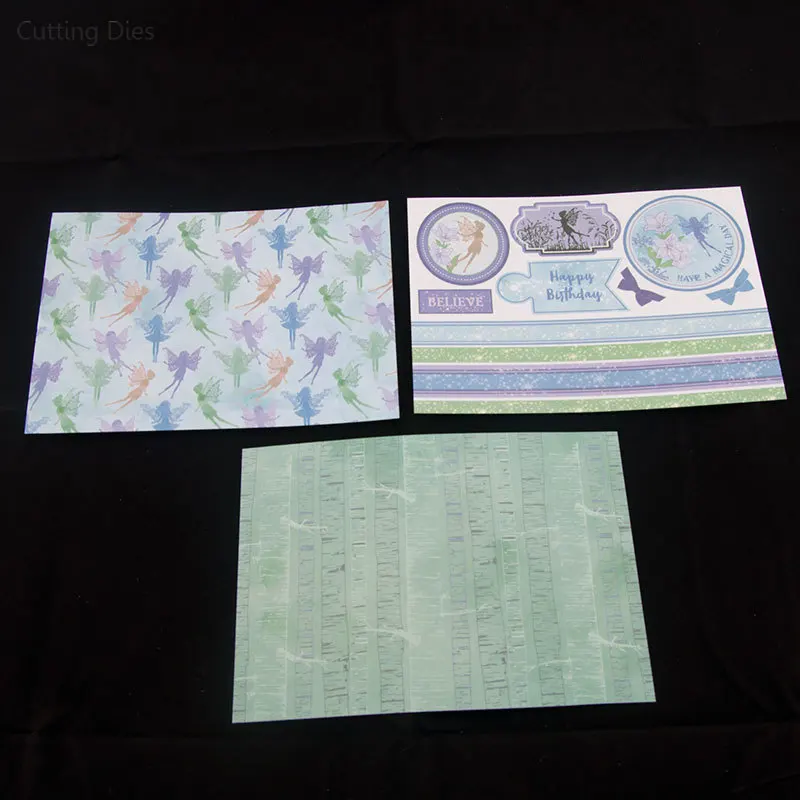 2019 Новинка 14 шт. Фея подставки для семейного альбома бумага Оригами