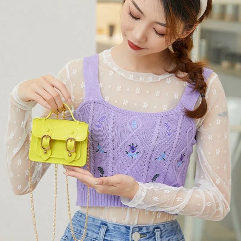 

New Arrivals Jelly Cambridge Women's 2021 Fashion Shoulder Crossbody Bag Diy Material Bag Purses and Handbag Messenger Bag
