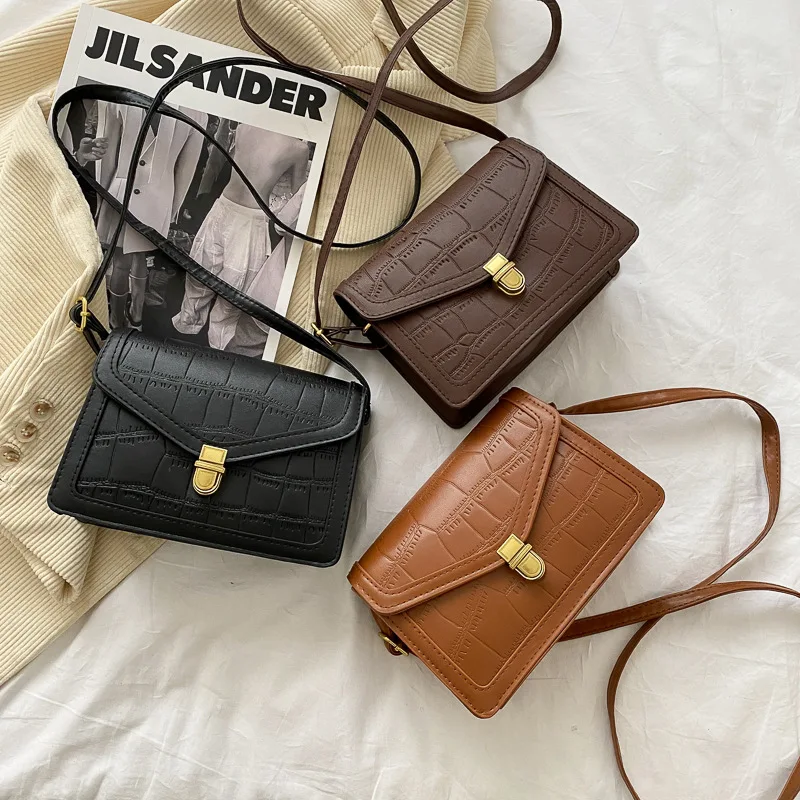 

Fashion Women's leather small Shoulder crossbody bags for women 2021 trend Female luxurious Messenger Square bag woman handbag