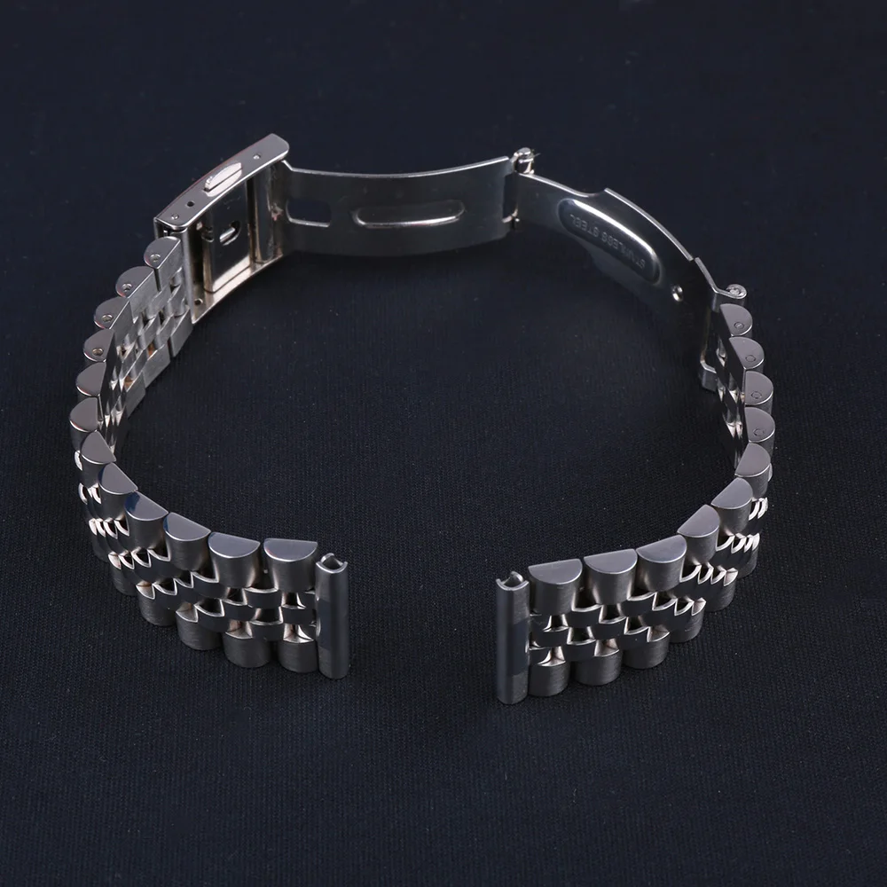 18mm 19mm 20mm 316L Stainless Steel Straight End Jubiless watch Band Strap Suitabel For Rolex Seiko watch