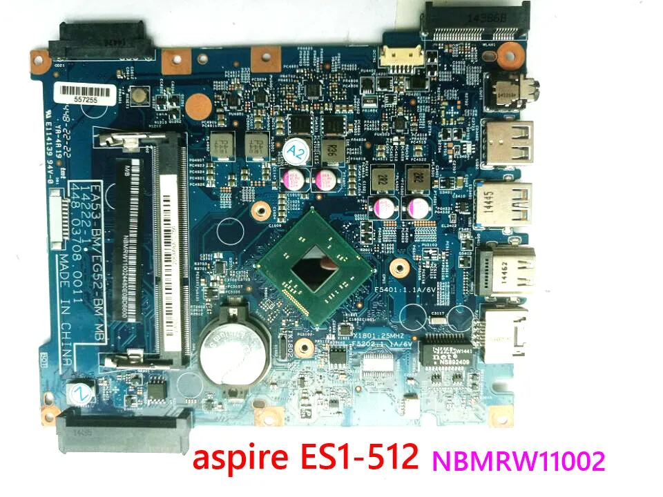 Для Acer aspire ES1 512 Материнская плата ноутбука NBMRW11002 EA53 BM EG52 14222 1 448.03703.0011