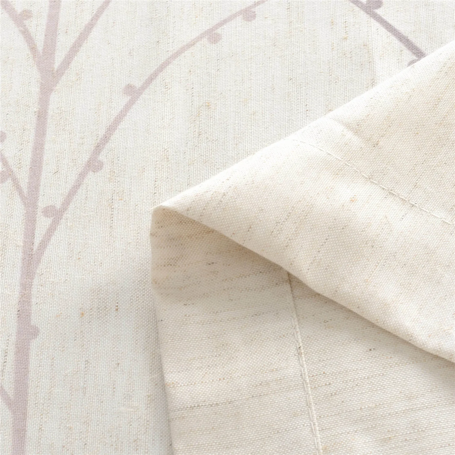 Льняные шторы с принтом дерева в американском стиле для гостиной декоративные