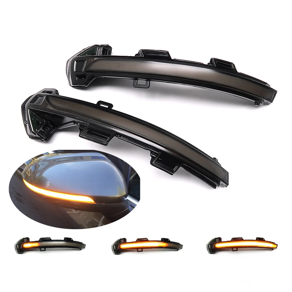 

Smoke For VW Volkswagen ID.3 E11 2019 2020 2021 Car Side Mirror Lamp Blinker Indicator LED Dynamic Turn Signal Light Accessories