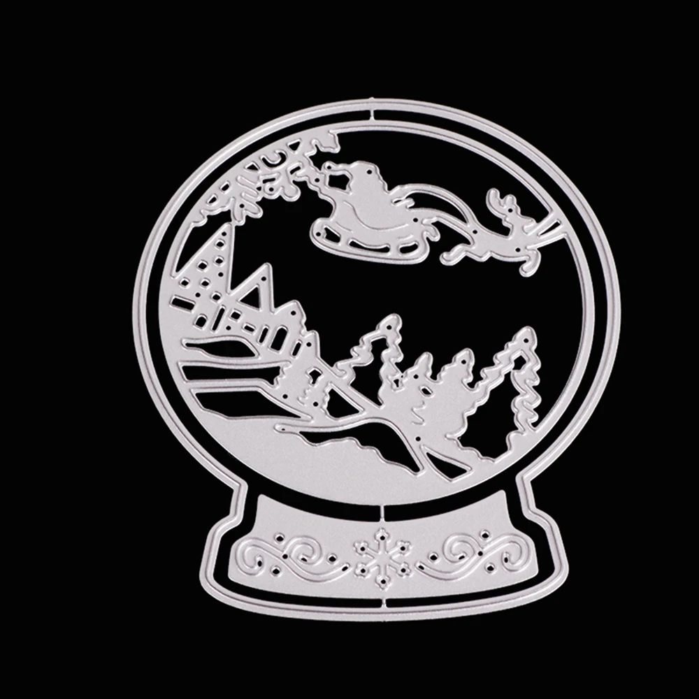 Adv-one рождественские металлические штампы для скрапбукинга новые трафареты с