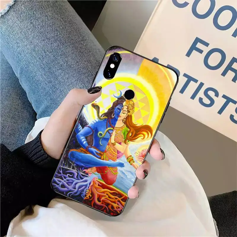 

Lord Shiva Hindu God Buddha India Phone Case For Xiaomi Redmi note 7 8 9 t max3 s 10 pro lite luxury design coque cover