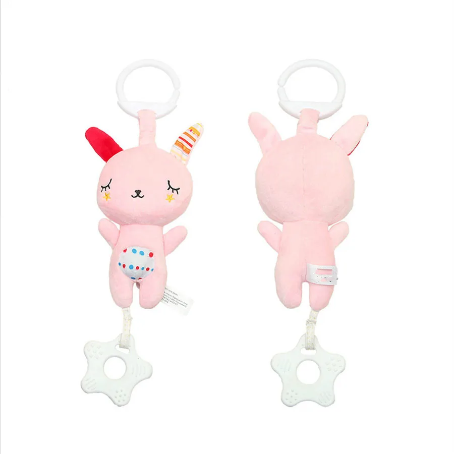 Детский многофункциональный медведь кролик зуб резиновая вешалка плюшевая
