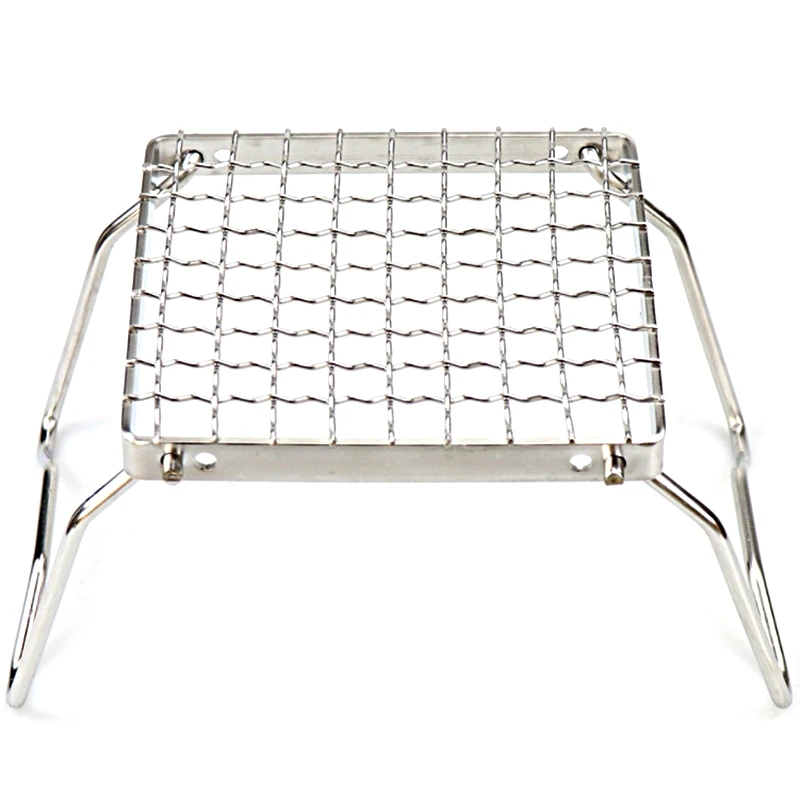 

Туристическая газовая горелка, портативная открытая подставка для огня, легкая уличная Мини Складная Компактная рама для барбекю