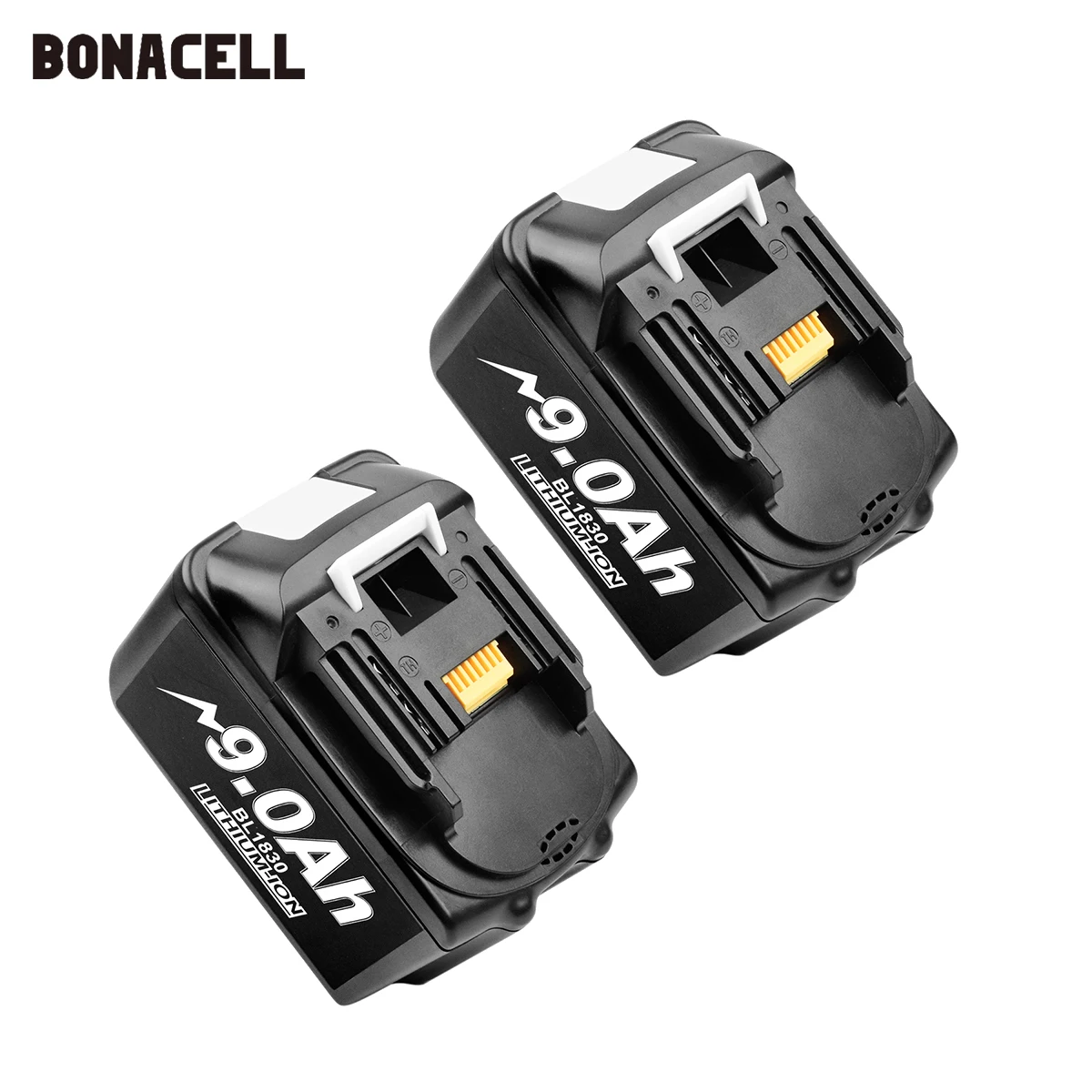 

Bonacell 18V 9000mAh BL1830 Lithium Battery Pack Replacement for Makita Drill LXT400 194205-3 194309-1 BL1815 BL1840 BL1850 L50