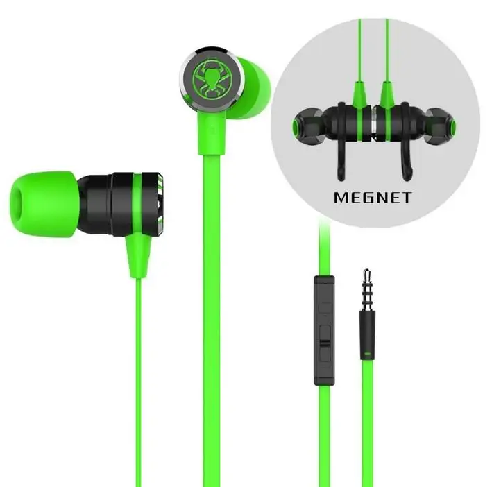 

Маленький Молот наушников игровая In-ear гарнитуры С микрофоном проводной Магнитный Шум изоляции стерео гарнитура бас-эффект