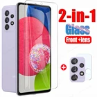 Закаленное стекло 2 в 1 для Samsung Galaxy A52s 5G, объектив камеры и Защита экрана для Samsung A52 s A 52 s, защитная стеклянная пленка