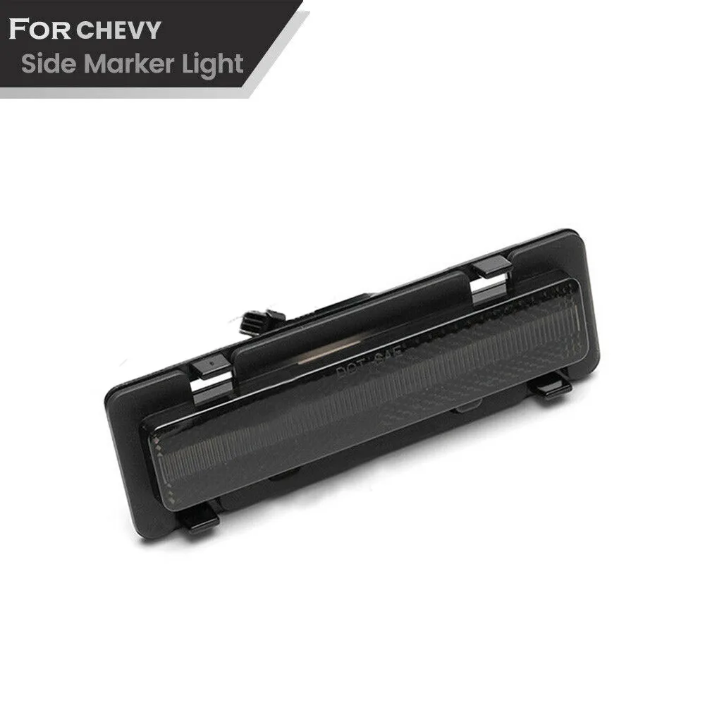 

2PCS Car Front Bumper Amber Smoked LED Side Marker Light For Chevy Camaro 1982-1992 Car Lights Accessories