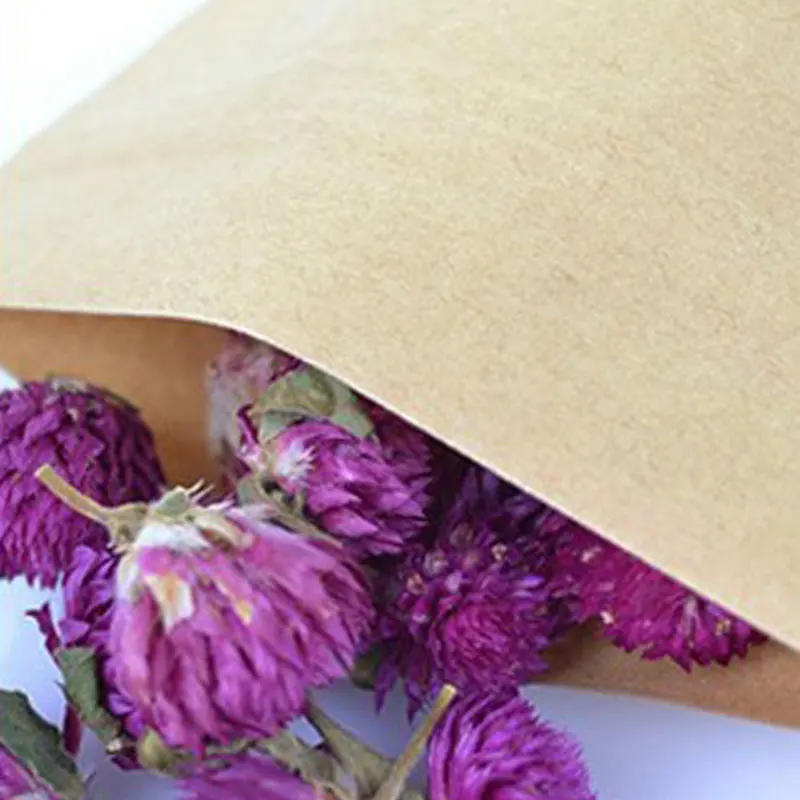

50pcs/lot Zip lock Kraft Paper Window Tea Bag Stand up Gift Dried Food Tea packaging Pouches Zipper Self Sealing Bags