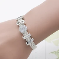 hgih quality reflexions bracelet women bracelets charms beads clip with 3a zircon gift mingshang wholesale