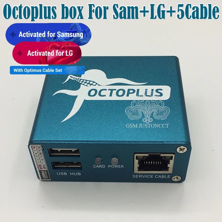 Оригинальная новая коробка осьминога/Octoplus коробка для SAMSUNG для Lg+ 5 кабелей для SAM разблокировка Флэш ремонт мобильного телефона