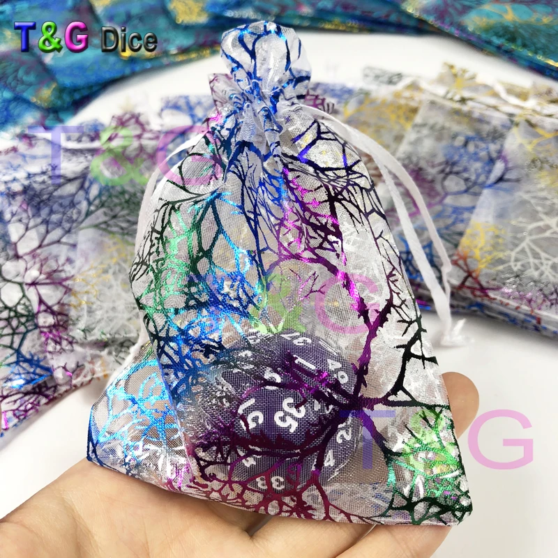 10 шт. прозрачные чехлы для игральных костей 9 х12 см|dice stickers|dice chopbag milk |
