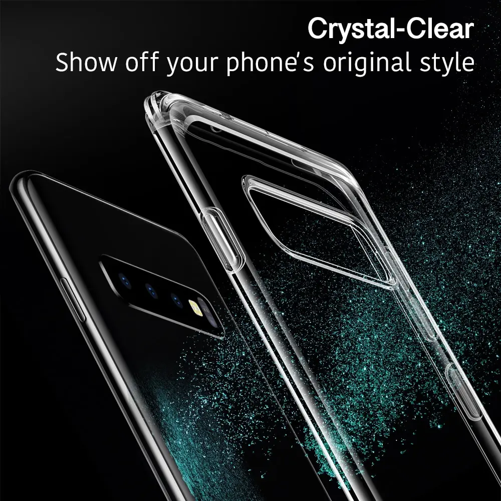 Мягкий чехол ESR из ТПУ для samsung Galaxy S10 S10 Plus, Ультратонкий Прозрачный чехол-бампер с кристаллами для samsung Galaxy S10 Plus