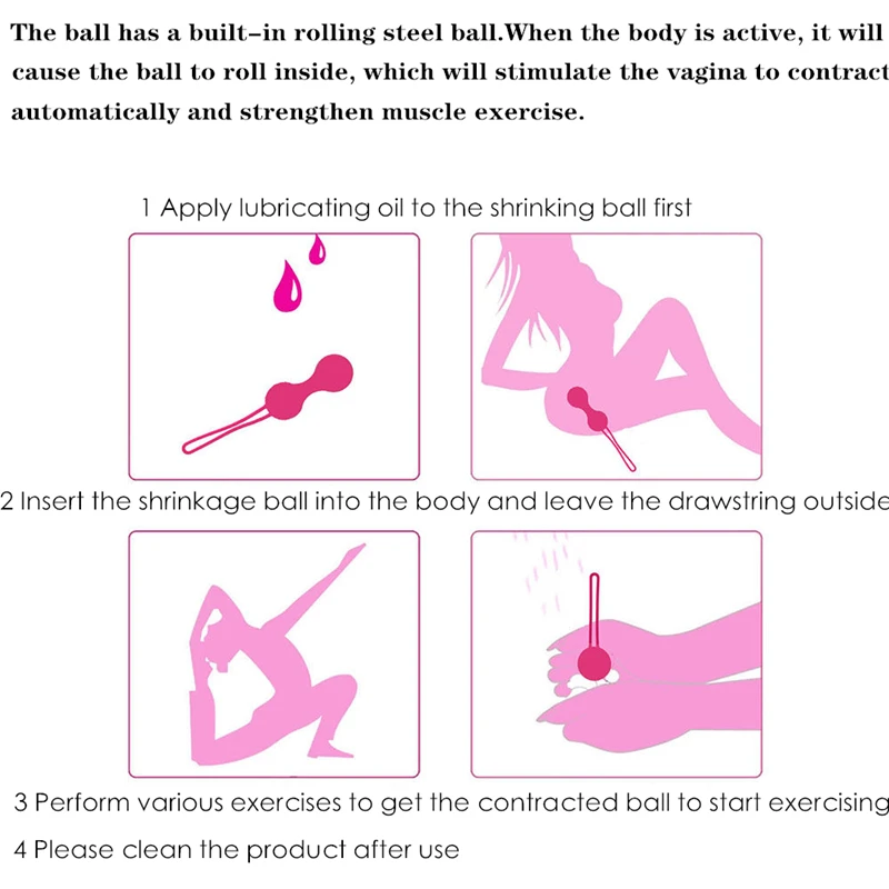 Kegel умный силиконовый вагинальная гантель вибрационное тренировочное