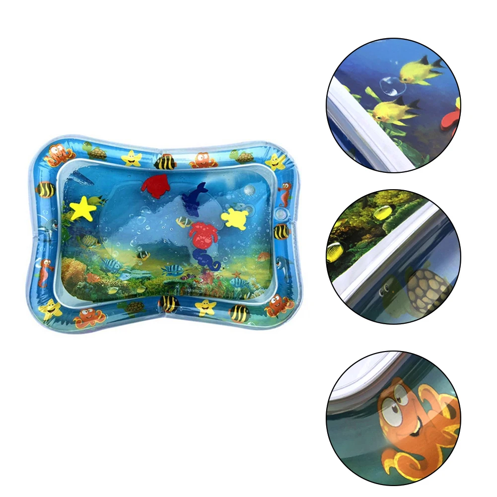 Надувной коврик для воды детей ясельного возраста животик время игровой игрушка