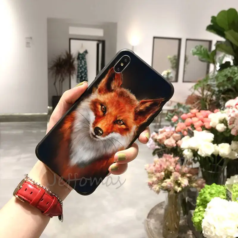 

Cute cartoon animal fox Phone Case for iPhone 11 12 mini pro XS MAX 8 7 6 6S Plus X 5S SE 2020 XR