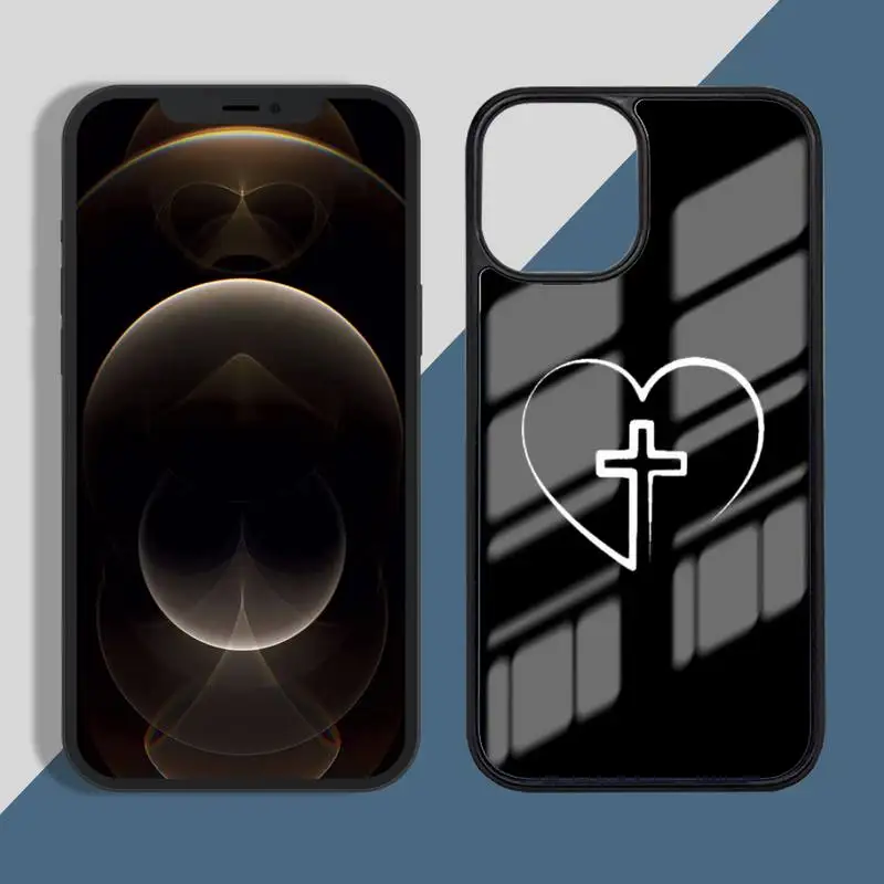 

Faith Christian Religious Jesus Phone Case PC for iPhone 11 12 pro XS MAX 8 7 6 6S Plus X 5S SE 2020 XR