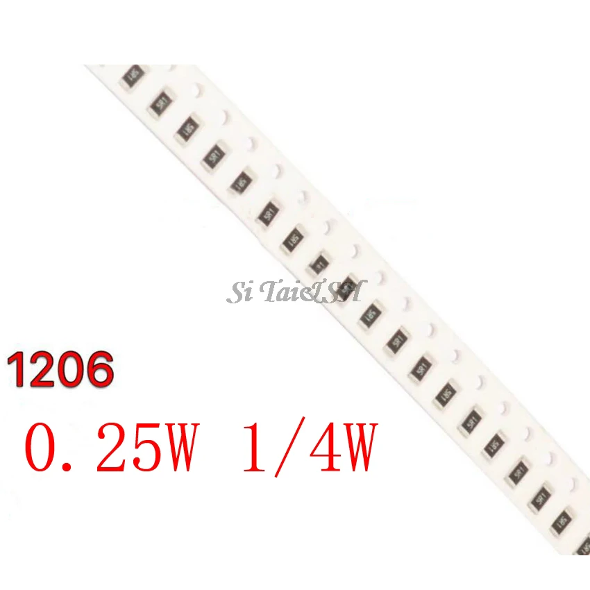 

100PCS 1206-4.7K 1206 SMD Resistor 4.7K ohm chip resistor 0.25W 1/4W 4K7 472 new original