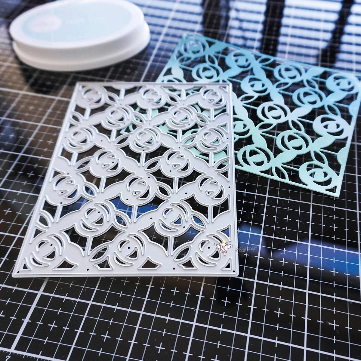 Piggy Craft metal cutting dies cut die mold Flower cluster frame Scrapbook paper craft knife mould blade punch stencils | Дом и сад