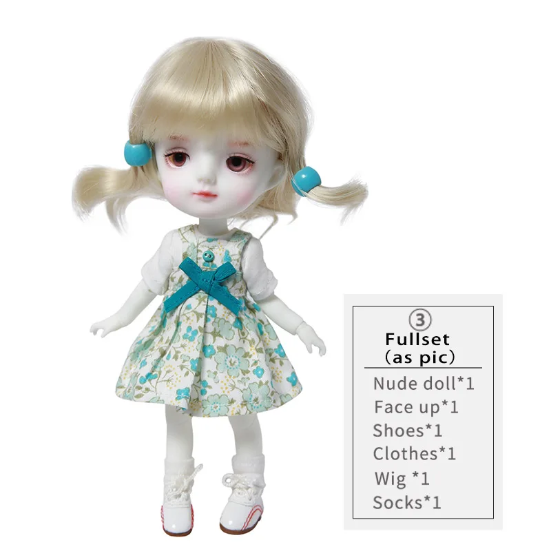 Ming Fullset C BJD куклы 1/8 ShugoFairy Nita Genny Daisy Rerun Ollien душевный шар шарнирная кукла сюрприз комплект - Цвет: Ming Fullset C