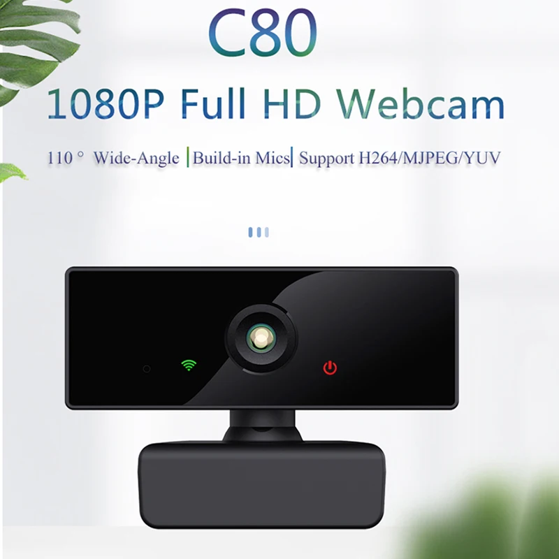 

HD 1080P PC Camera Webcam with Microphone for Laptop Desktop Video Recording VH99