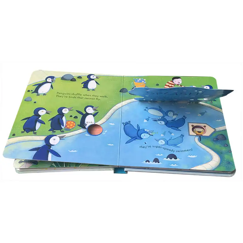 Детская книга для чтения с 3d-изображением животных | Канцтовары офиса и дома