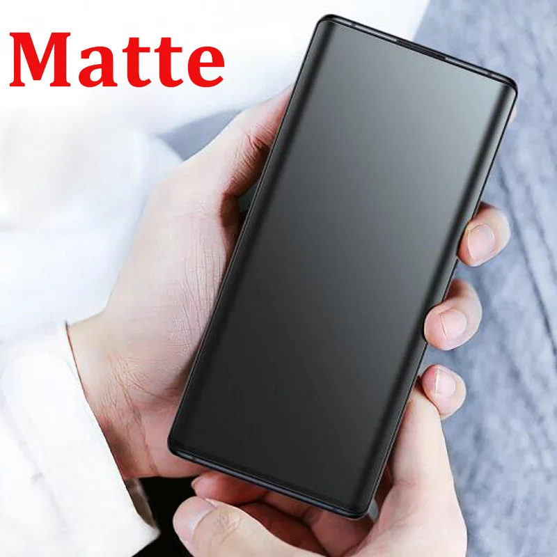 100 шт. для Samsung S20 Ultra/S8/S9 Plus/Note 8/Note 9/S10 10/Note 20 прозрачная/матовая Гидрогелевая пленка