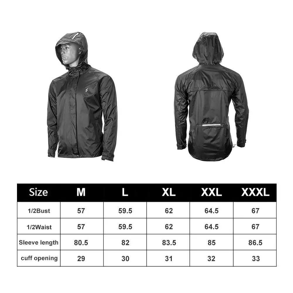 

1pcs Raincoat Anti-tear Outdoor Fishing Sports Sewing Stain Resistance Easy Accept Bike Windbreaker Riding Motorcycle