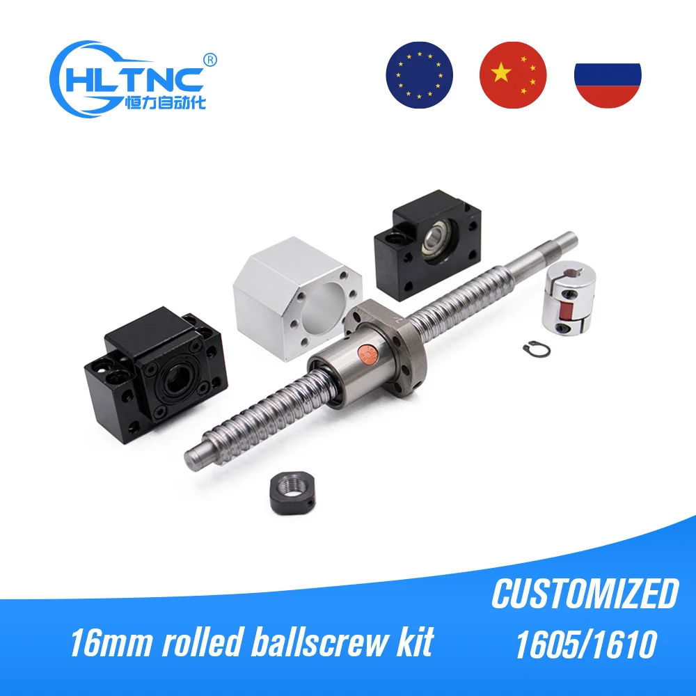 Части станка с ЧПУ RM / SFU1605 набор свернутых шаровых винтовых наконечников
