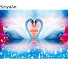 5d Diy Алмазная вышивка полная круглая квадратная Алмазная картина мозаика стразы аксессуары искусство Лебеди Раскраска по номерам