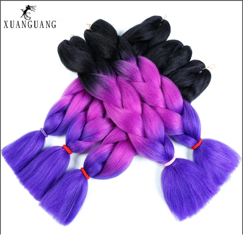 Супер большая коса синтетического волокна волос крючком термостойкие