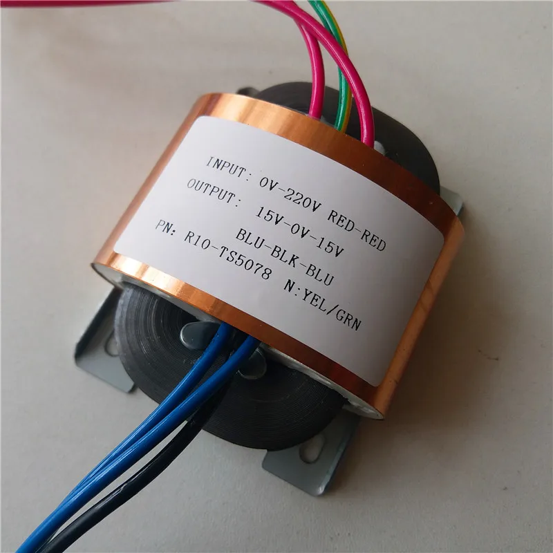 15V 0 0.3A R сердечника трансформатора 10VA R10 пользовательские трансформатор 220V медный