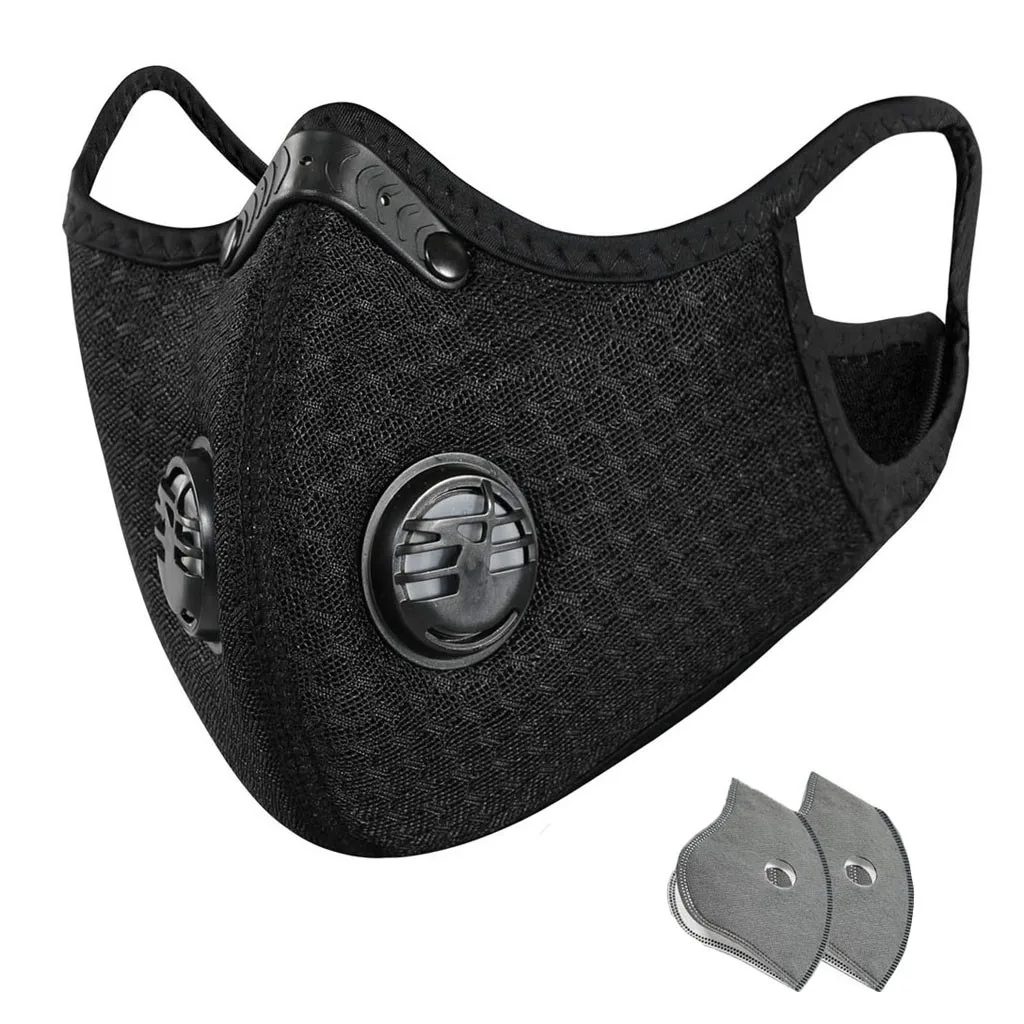 Пылезащитный респиратор с 2 фильтрами многоразовый пылезащитный для половины