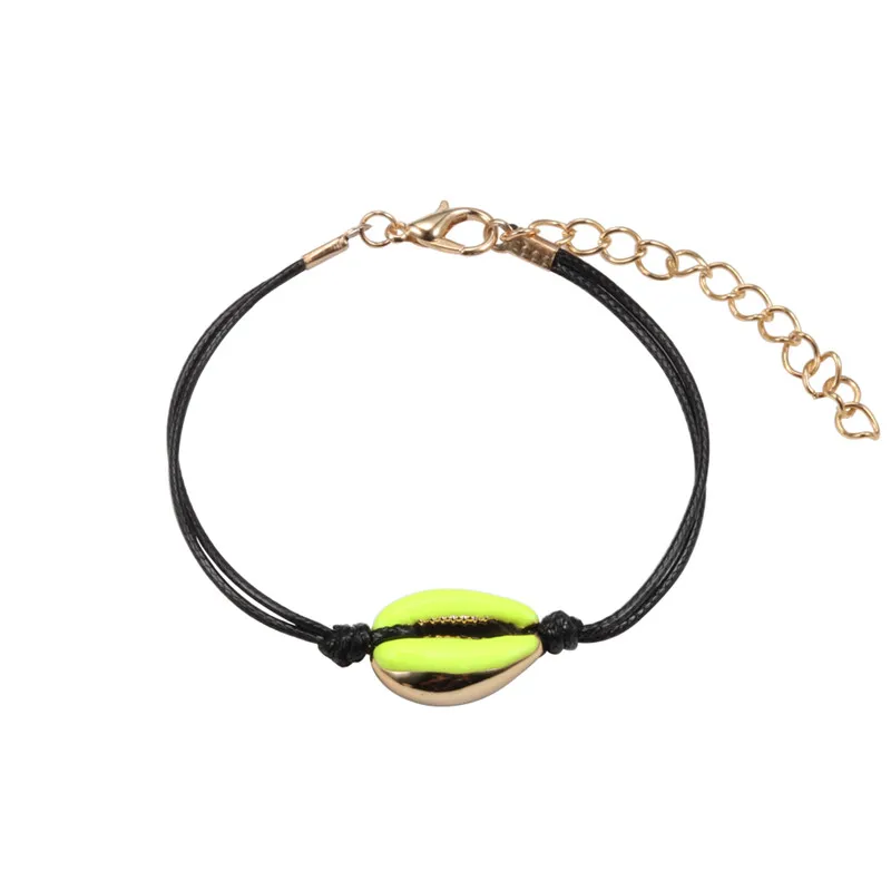 Красочные браслеты в виде раковины Cowrie богемные подвески для женщин и девушек