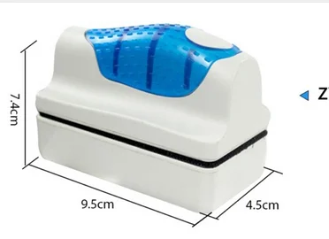 

Magnetic Aquarium Fish Tank Brushes Floating Clean Glass Window Algae Scraper Cleaner Brush Plastic Sponge Tools Accessories