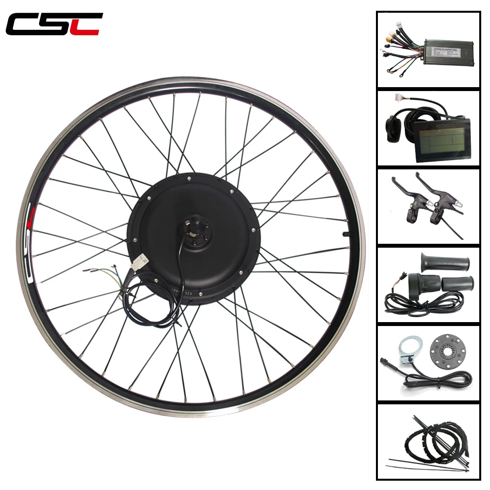 Корабль из России e bike конверсионный комплект 48V 1500W 20 24 26 27 5 28 29in 700C задняя часть
