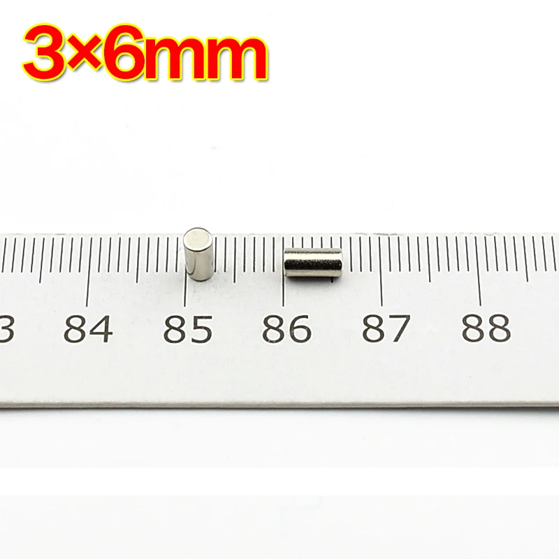 

50~1000Pcs 3x6MM Round NdFeB Neodymium Magnet 3mmx6mm N35 Super Powerful Small Imanes Permanent Magnetic Disc 3*6 mm