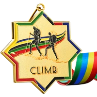 daye mountaineering medal mountain cross country race gold medal commemorative marathon hiking activity metal medal customizatio
