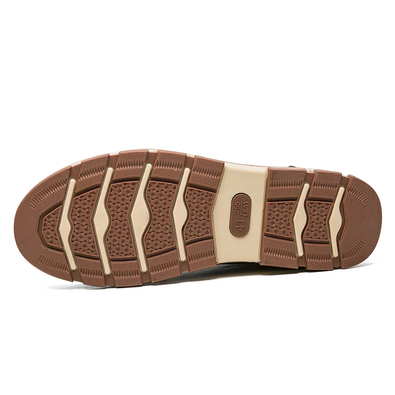 

Super Warm Men's Winter Pu Leather Ankle Boots Men Winter Waterproof Man Snow Boots Leisure Motorcycle Work Boots Casual Shoes