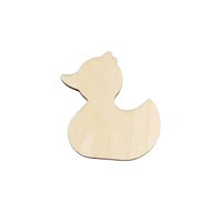 duck shape mascot laser cut christmas decorations silhouette blank unpainted 25 pieces wooden shape 1482