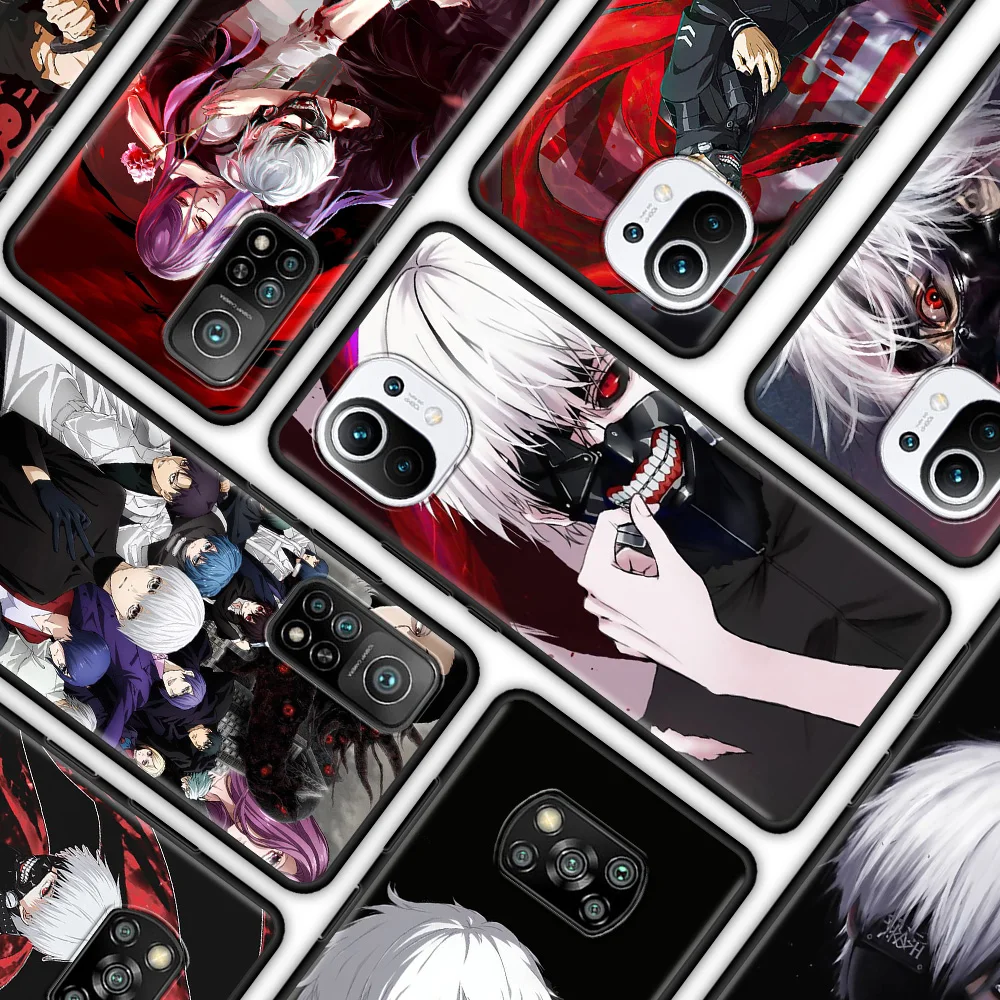 

Tokyo Ghoul Phone Case for Xiaomi Mi 10T Pro Note 10 11 Lite 9T 10 5G A2 CC9 8 CC9E 9Pro 9 11X UItra Soft Cover Bag