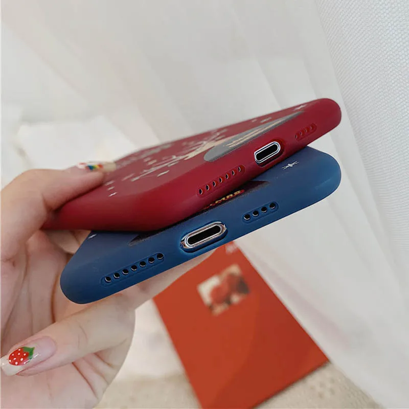 Чехол Lovebay Merry Christmas Elk ДЛЯ IPhone X XR XS Max 11 Pro 7 8 6 6S Plus силиконовый мягкий чехол для