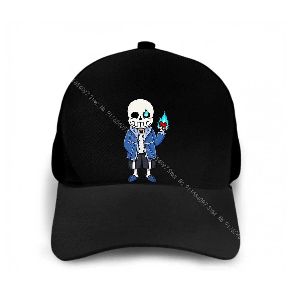 Мужские кепки с рисунком скелета Undertale для мужчин мужские летняя кепка Мужская Wo