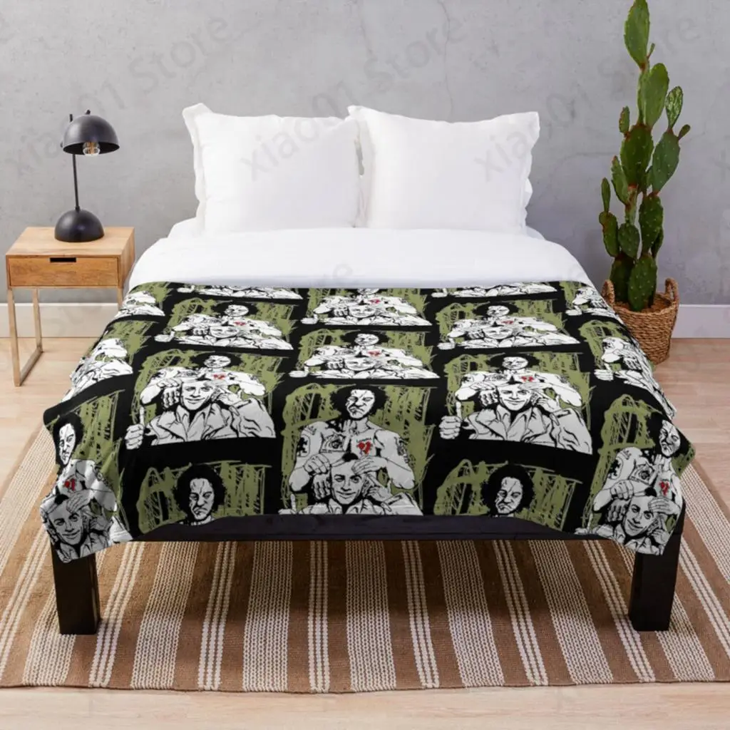 

Max & Travis Throw Blanket Sherpa Bedspread Blanket Picnic soft Blankets