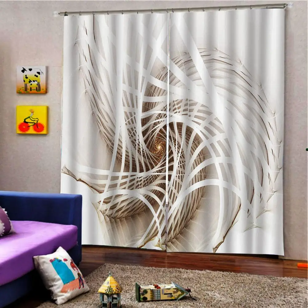 Персонализированная занавеска на заказ с геометрическим изображением для