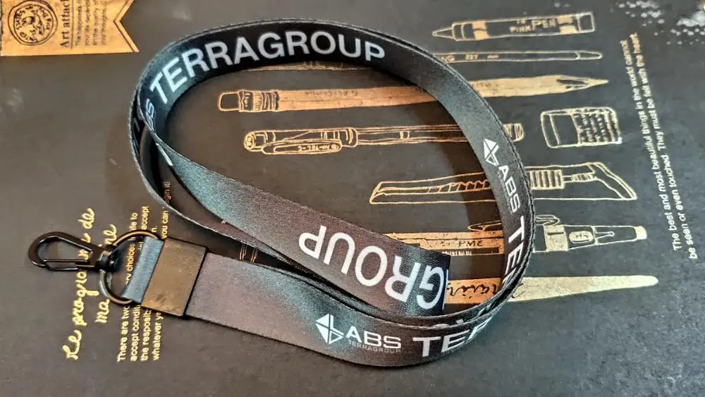 Побег из Tarkov TerraGroup Labs Косплэй ремень серый мобильный телефон с металлической